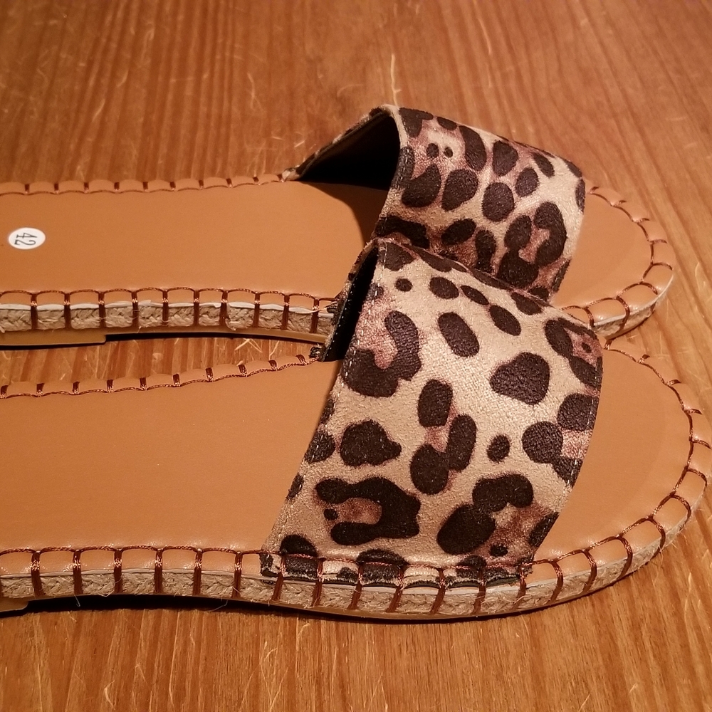 SHEIN Espadrille Slides